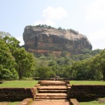 Der Felsen von Sigiriya - berühmte Attraktion in Sri Lanka