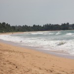 Der einsame Strand von Mirissa