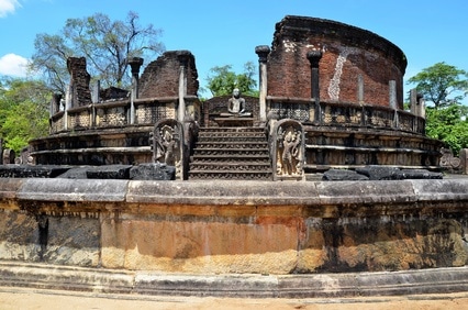 Eindrücke aus der alten Stadt Polonnaruwa in Sri Lanka