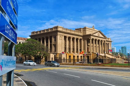 Gebäude des Präsidenten von Sri Lanka in Colombo