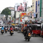 Straßenszene in Sri Lanka