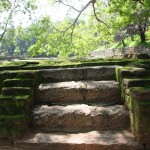 Treppen zu den Gartenanlagen von Sigiriya